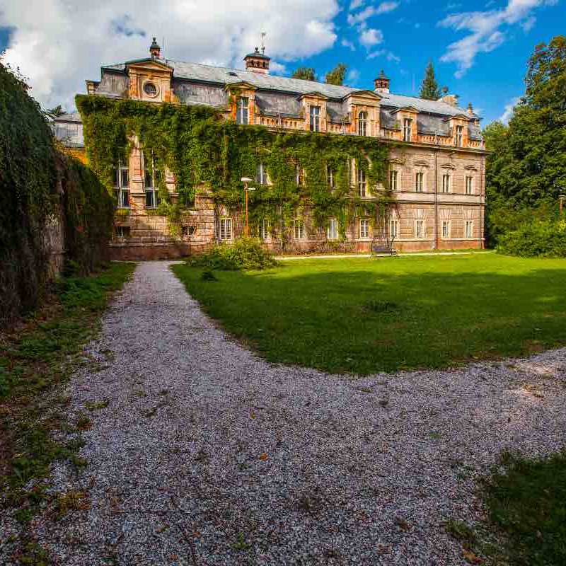 outside square castle